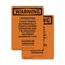 Signmission Interrupting Utility Power Automatically OSHA Warning Sign, Vinyl Decal, 10in W x 14in L, 2PK OS-2PACK-WS-D-1014-V-13264 - alternate 1